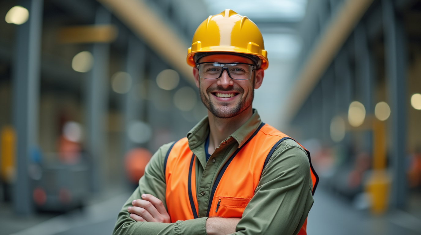 face_of_a_30_year_old_man_smiling_arms_crossed_wearing_a_safety_helmet_gogglesgreen_shirt_orange_ve_jba4im7xuvw6un4jtep8_1.png